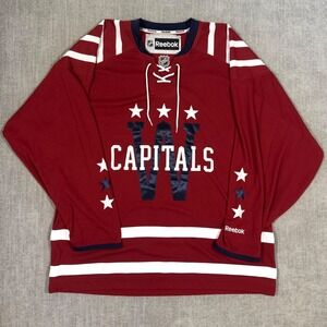 2015 Washington Capitals Reebok NHL Hockey Winter Classic Jersey Maroon Adult XL